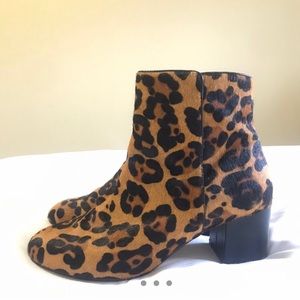 Leopard Heeled Boots